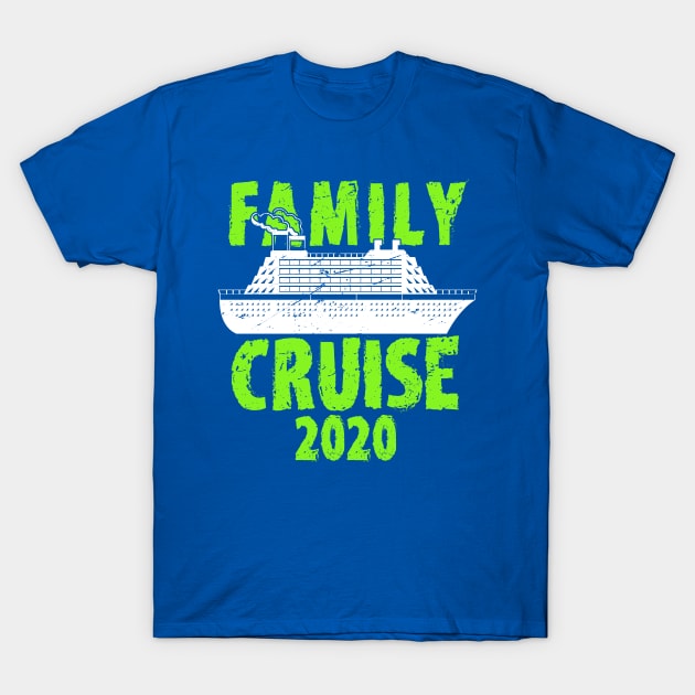Family Cruise Ship Matching Est 2020 Gift idea Travelling by sea Squad T-Shirt by kaza191